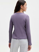 Image 3 of 3, Athleta Girl Right Moves Asymm Rib Top