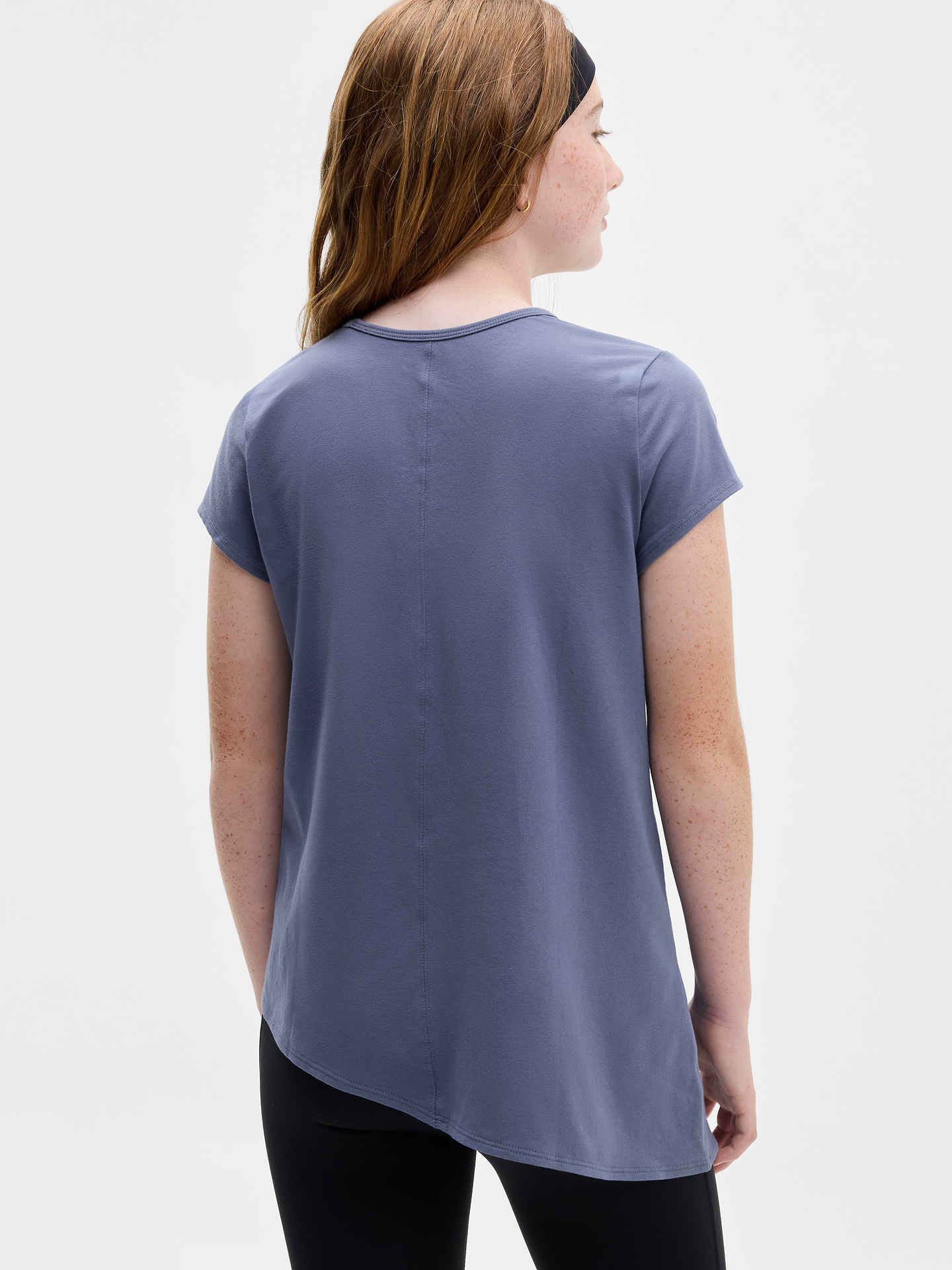 Image 3 of 3, Athleta Girl Right Moves Asymm Babydoll Tee