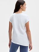 Image 3 of 3, Athleta Girl Right Moves Asymm Babydoll Tee