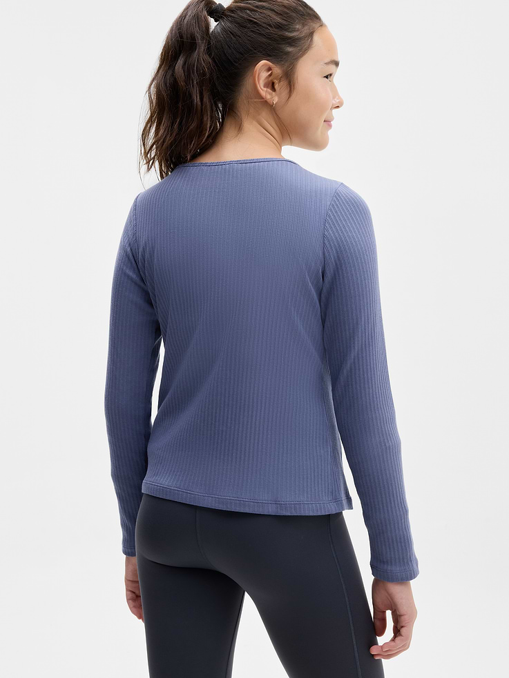 Image 3 of 5, Athleta Girl Right Moves Asymm Rib Top