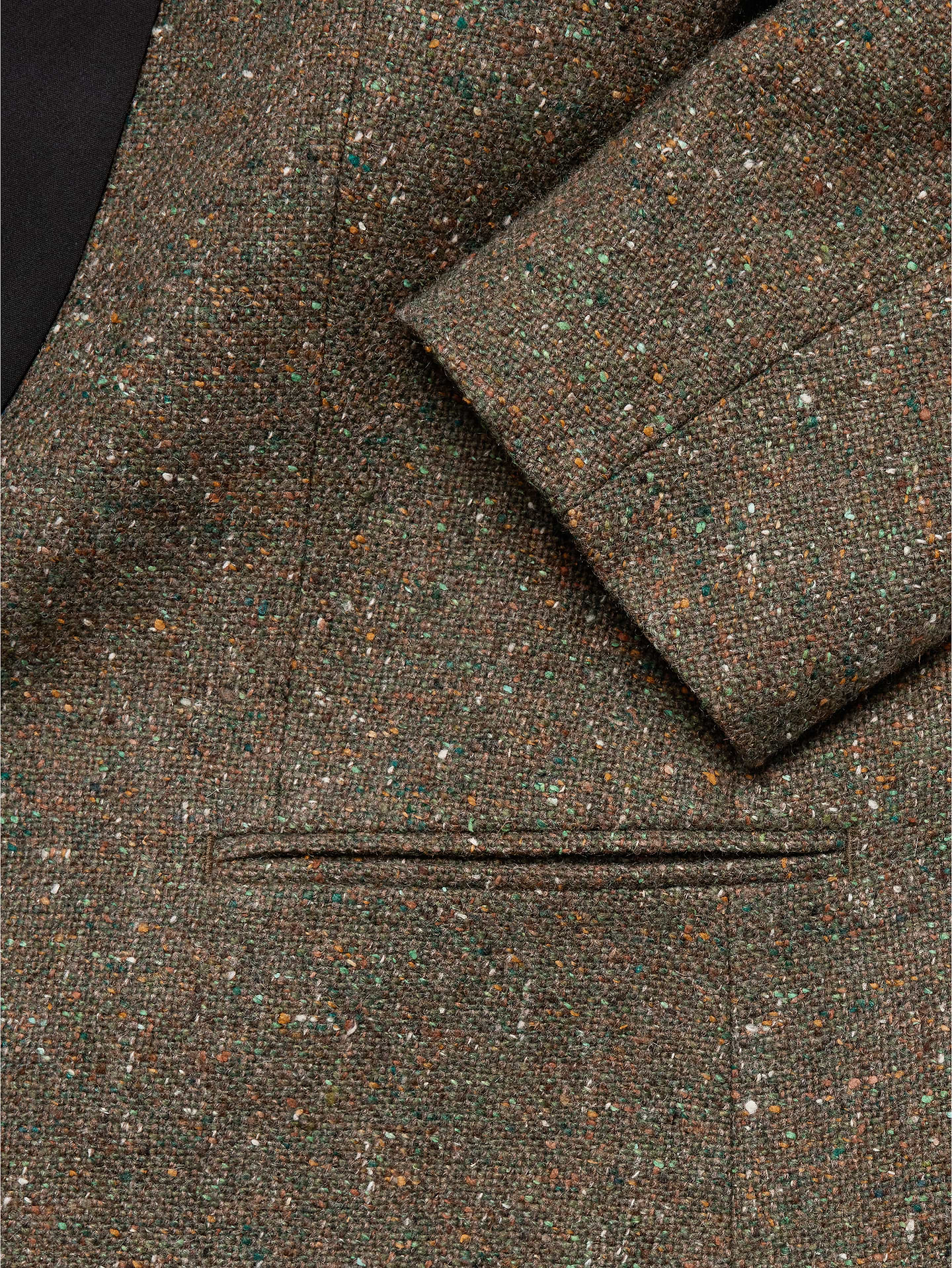 Image 6 of 7, Italian Wool-Blend Donegal Tuxedo Jacket