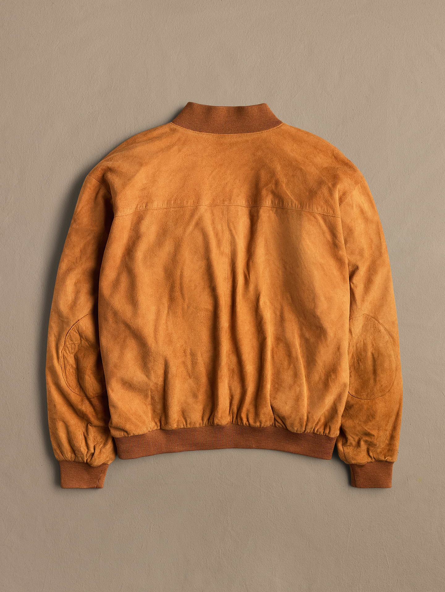 Image 2 of 2, Archive Suede Jacket With Button Closure Men's Size XL