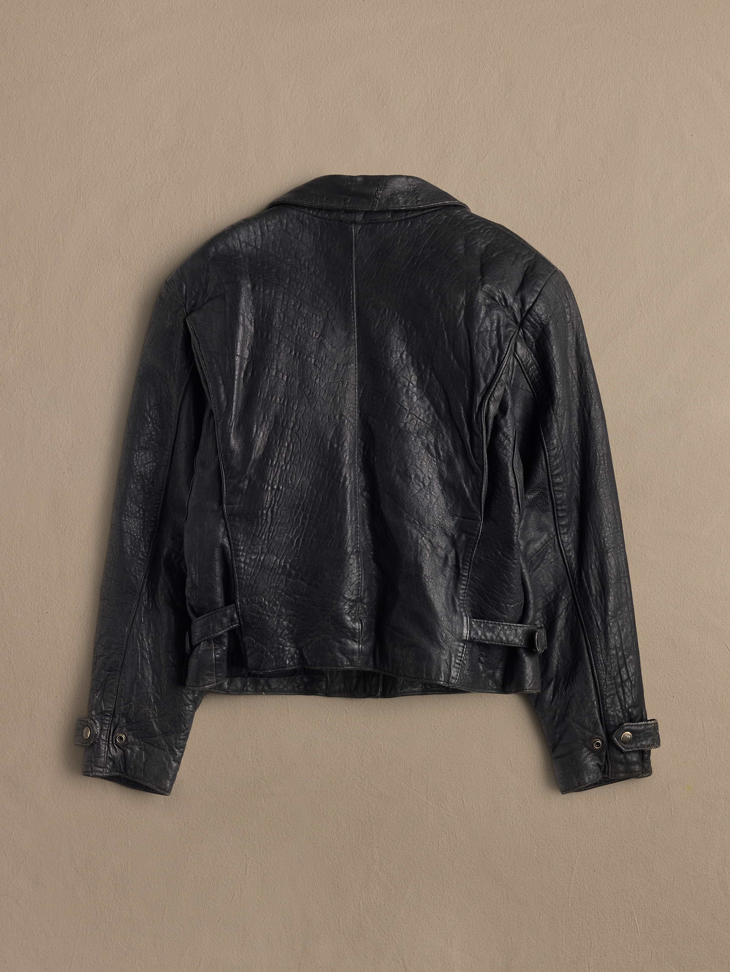 Image 2 of 2, Archive Leather Moto Jacket Women's Size M