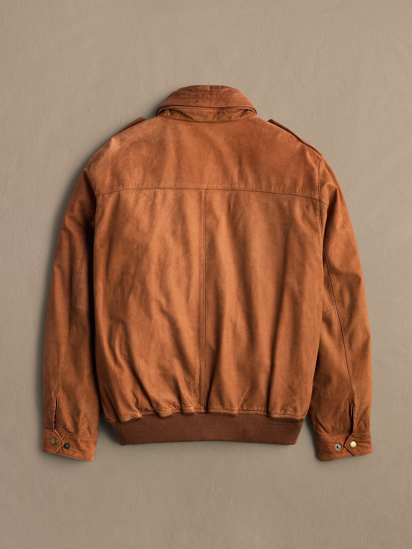 Image 2 of 2, Archive Leather Jacket With Drawstrings Men's Size M