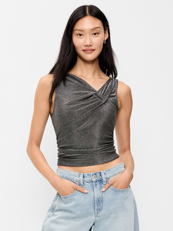 Image 1 of 5, twisted neckline, sleeveless, Product #1184152