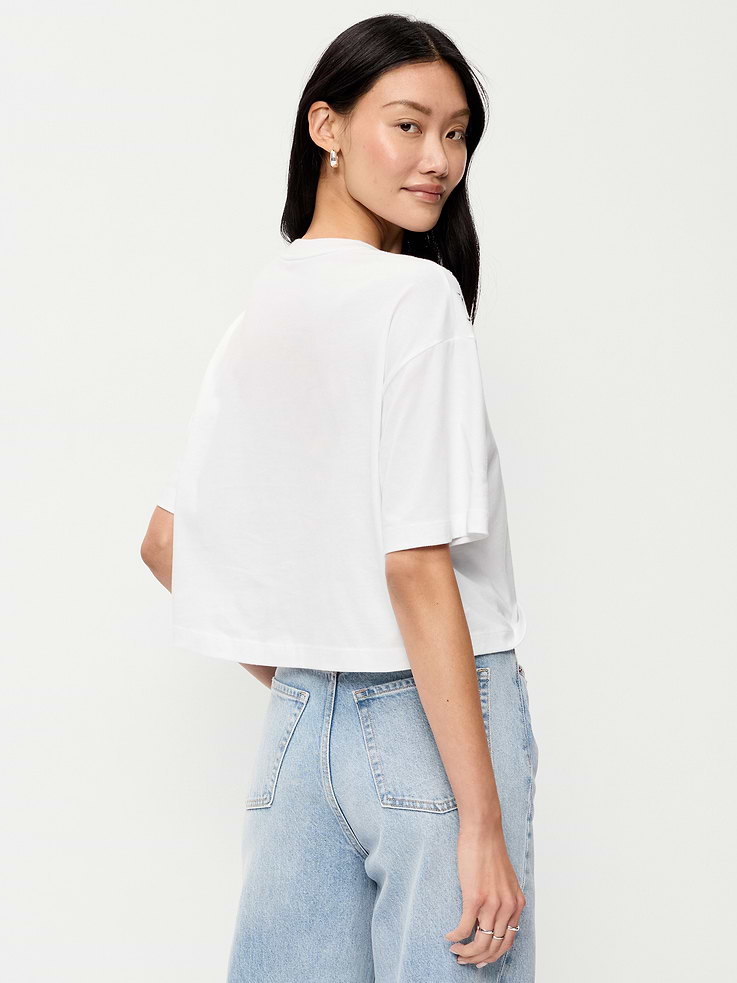 Image 2 of 7, Embellished EveryWear Crew-Neck T-Shirt
