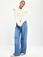 Image 3 of 3, SoSoft Cape-Collar Cardigan Sweater