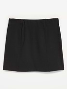 Image 2 of 2, High-Waisted Ponte Mini Skirt