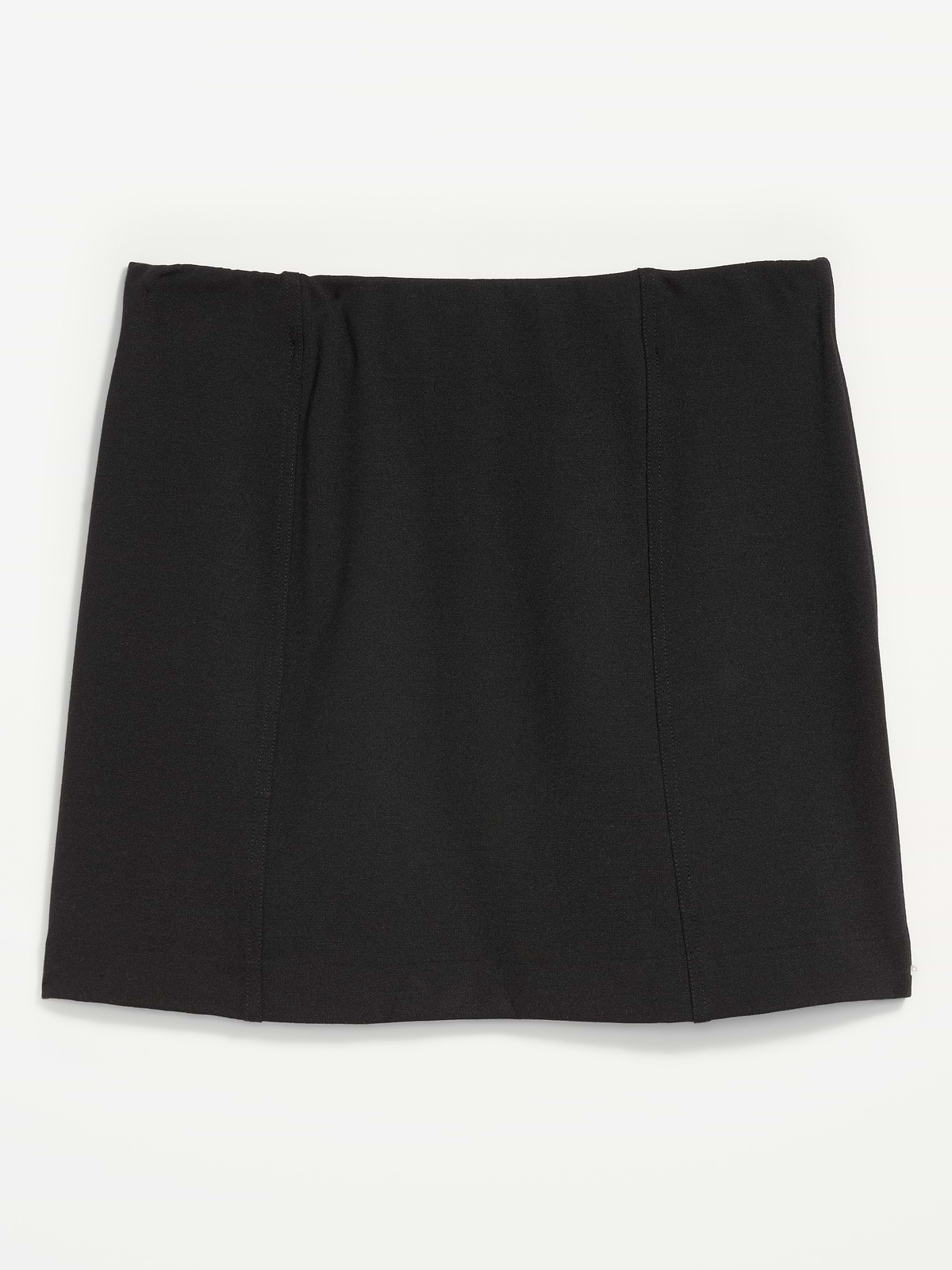 High-Waisted Ponte Mini Skirt