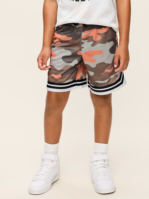 Knee Length Mesh Basketball Shorts for Boys