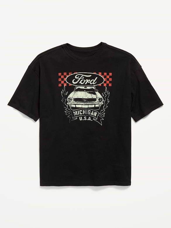 Ford ™ Oversized Gender-Neutral Graphic T-Shirt for Kids