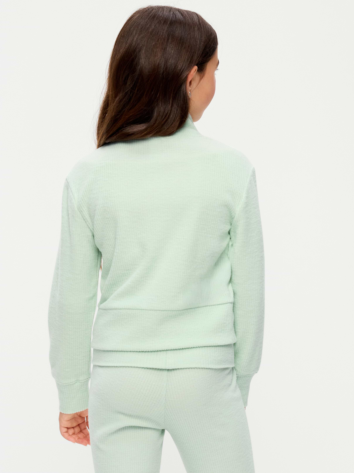 Image 2 de 2, Veste à capuchon UltraConfo à glissière bidirectionnelle pour fille