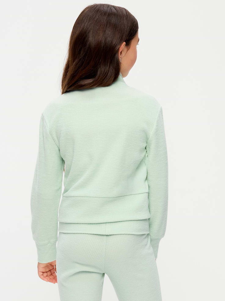 Image 2 of 2, CozePlush 2-Way-Zip Jacket for Girls