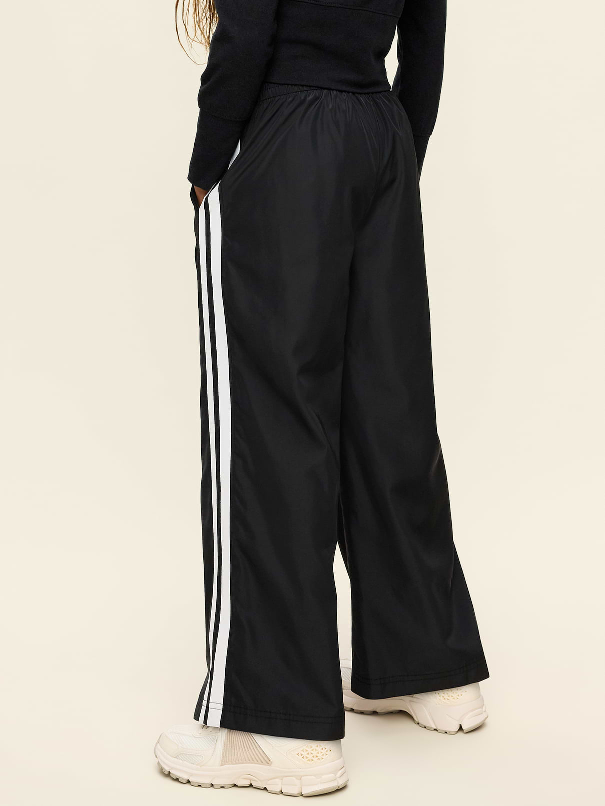 Image 2 de 4, Pantalon d’entraînement à taille haute et jambe large pour fille