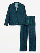 Image 2 de 2, Pyjama en flanelle à motif pour femme
