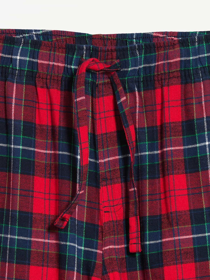 Image 3 of 4, Flannel Pajama Pants for Men