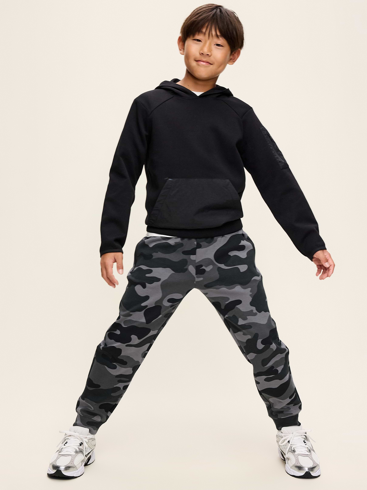 Image 3 of 3, Dynamic Fleece Jogger Sweatpants for Boys