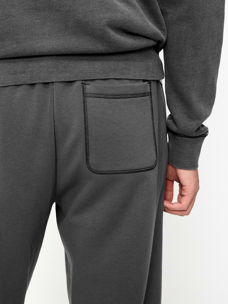 Image 5 de 6, Pantalon utilitaire coupe généreuse en tricot gaufré