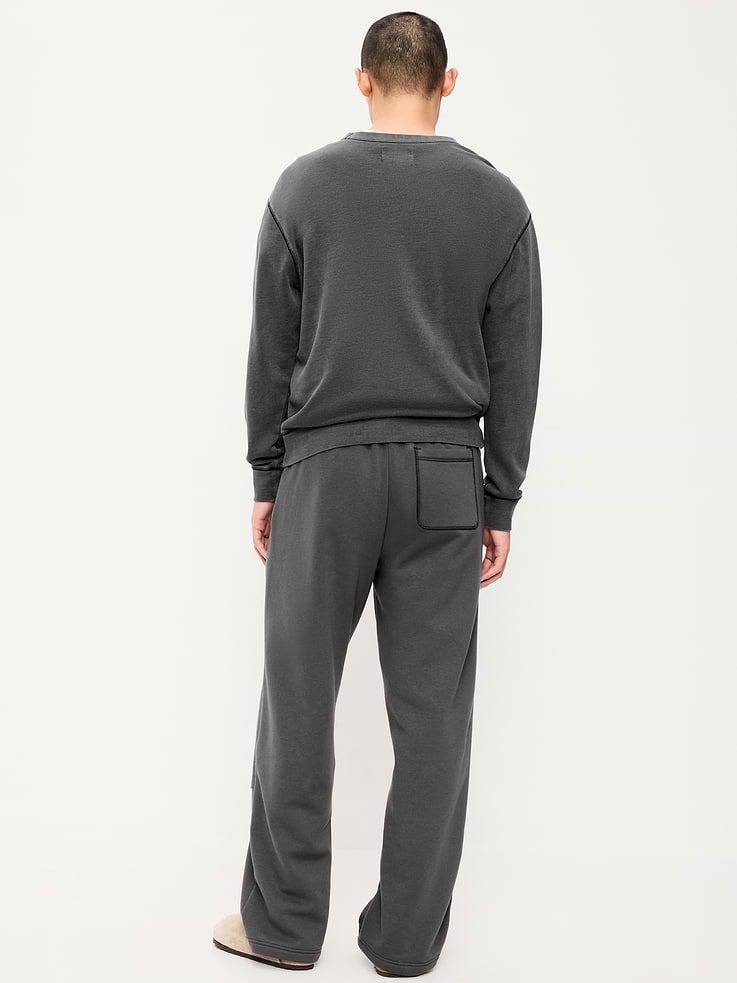 Image 3 de 6, Pantalon utilitaire coupe généreuse en tricot gaufré
