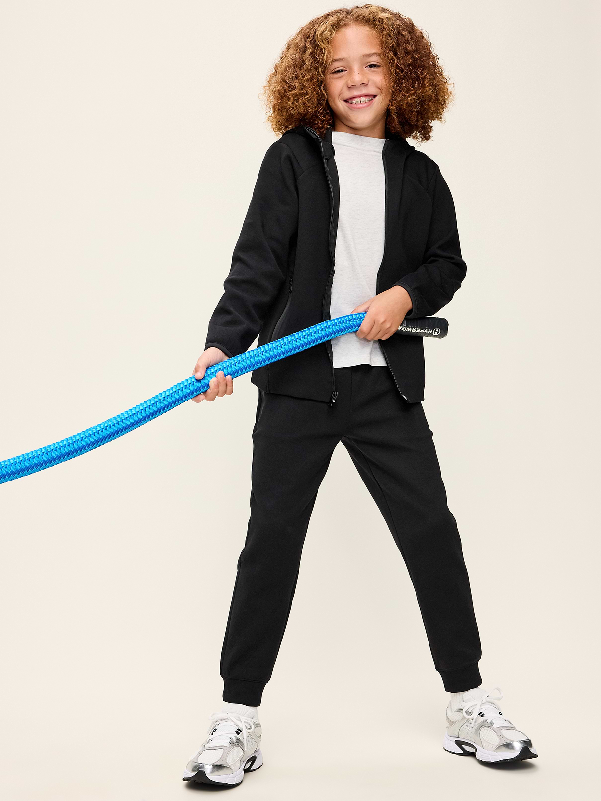 Image 3 of 4, Dynamic Fleece Full-Zip Hoodie and Joggers Set for Boys