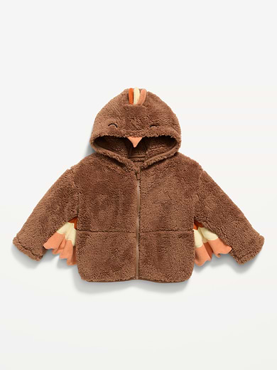 Image 2 de 3, Veste à capuchon de bestiole en sherpa unisexe pour tout-petit