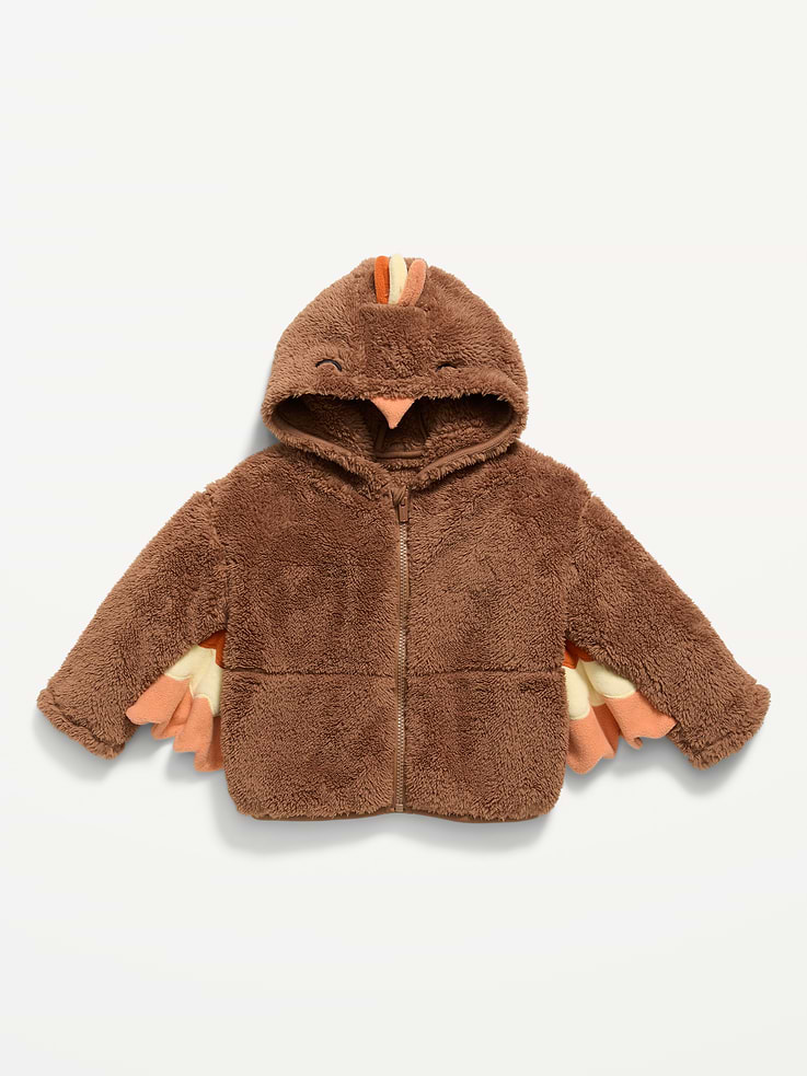 Image 2 of 3, Sherpa Critter Unisex Hooded Jacket for Toddler