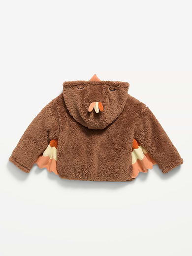 Image 3 de 3, Veste à capuchon de bestiole en sherpa unisexe pour tout-petit