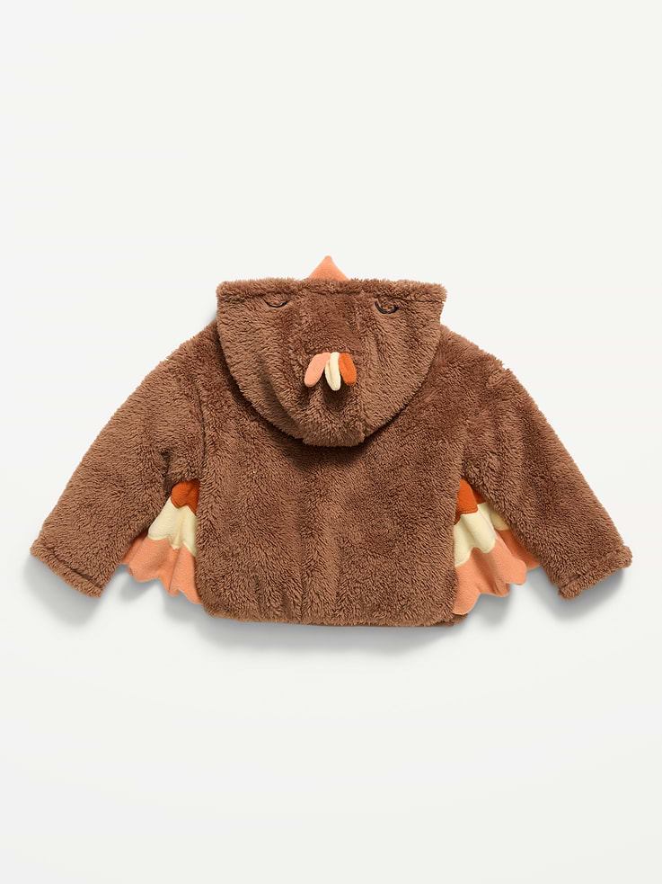 Image 3 of 3, Sherpa Critter Unisex Hooded Jacket for Toddler