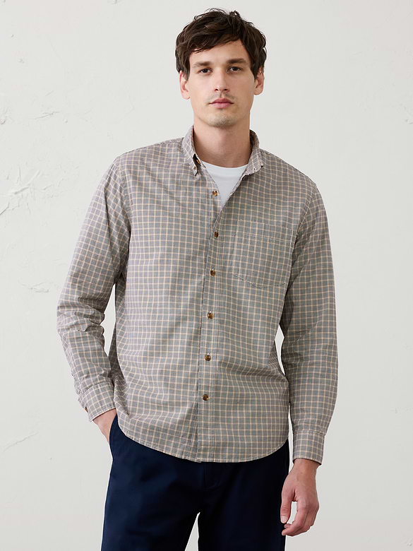 Standard-Fit Softwash Cotton Shirt