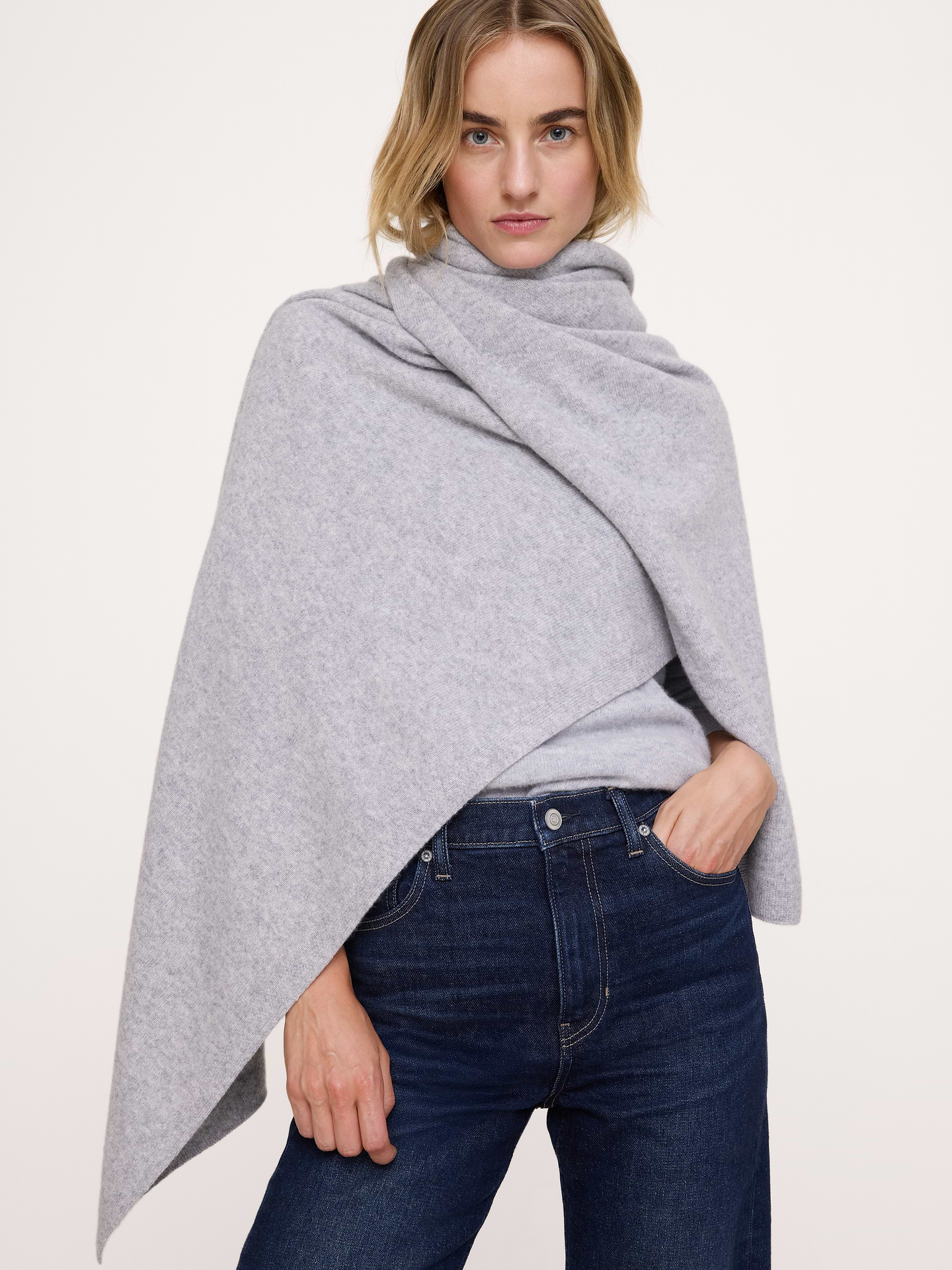 Image 6 of 6, Jersey Cashmere Travel Scarf