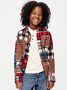 Image 1 of 3, spread collar, long sleeves, buttoned cuffs, pocket at chest, full length button front, curved hem, Product #1184181