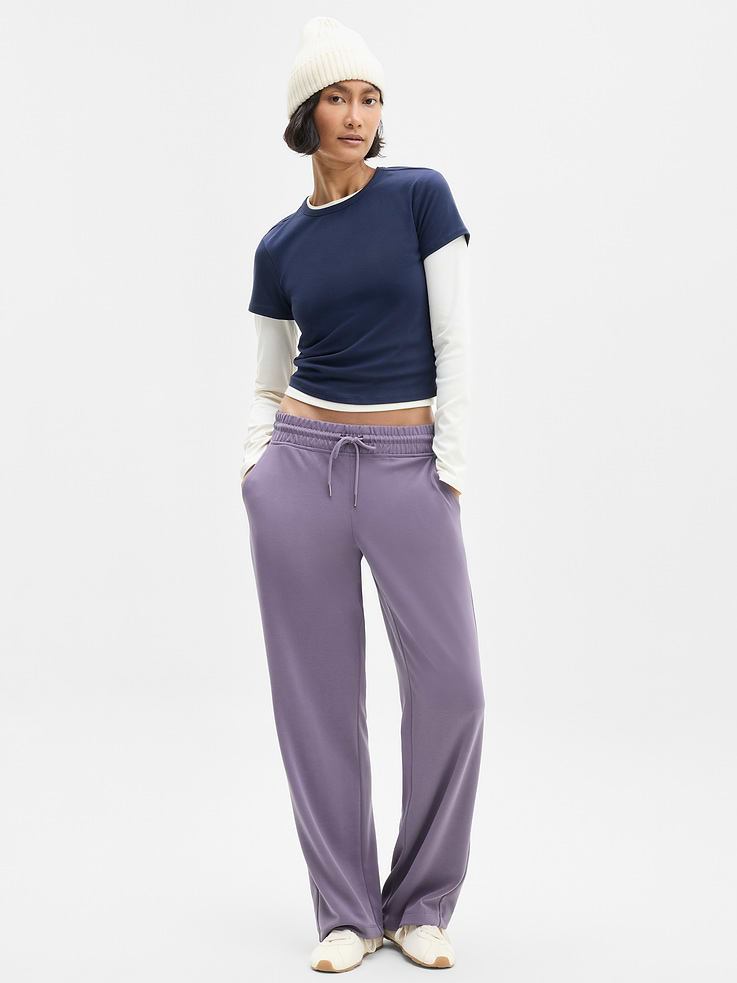 Image 1 of 4, FOR: Warming up to winding down, FEEL: Smooth, cool-to-the-touch fabric drapes beautifully and offers lightweight warmth, FAVE: Special sandwashing technique gives Seasoft its signature suede-soft hand-feel, Adjustable drawcord waistband, Product #472259