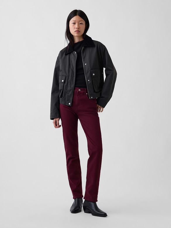 High Rise '90s Slim Straight Jeans