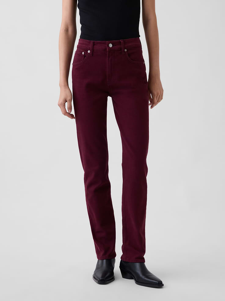 Image 2 of 6, High Rise '90s Slim Straight Jeans