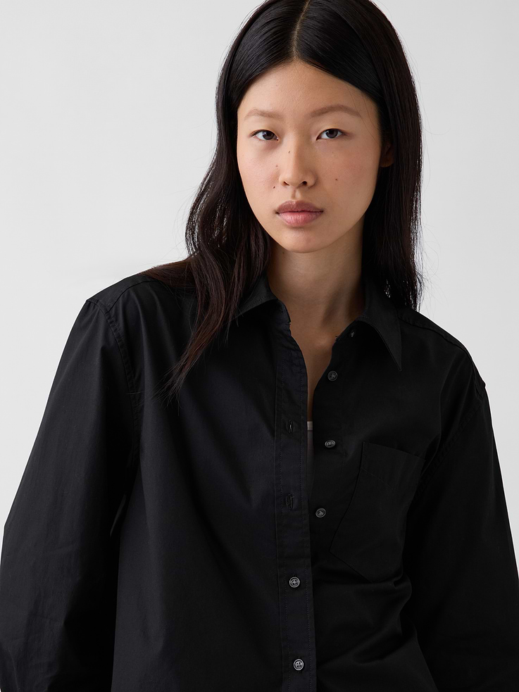 Image 4 of 5, Organic Cotton Poplin Classic Shirt