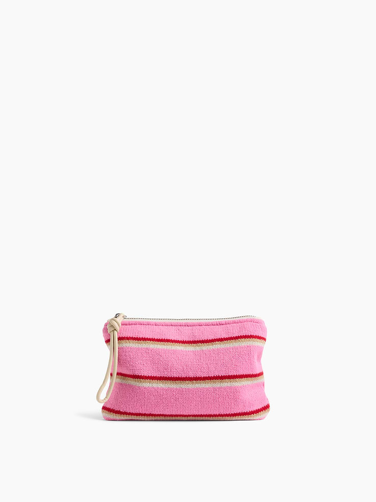 Image 1 of 5, Sueprsoft pouch bag., Zipper closure with wristlet., Product #1186134
