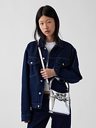 Image 2 of 7, Small Metallic Shoulder Bag