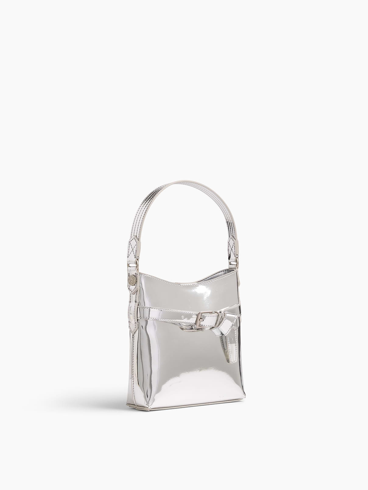 Image 3 of 7, Small Metallic Shoulder Bag