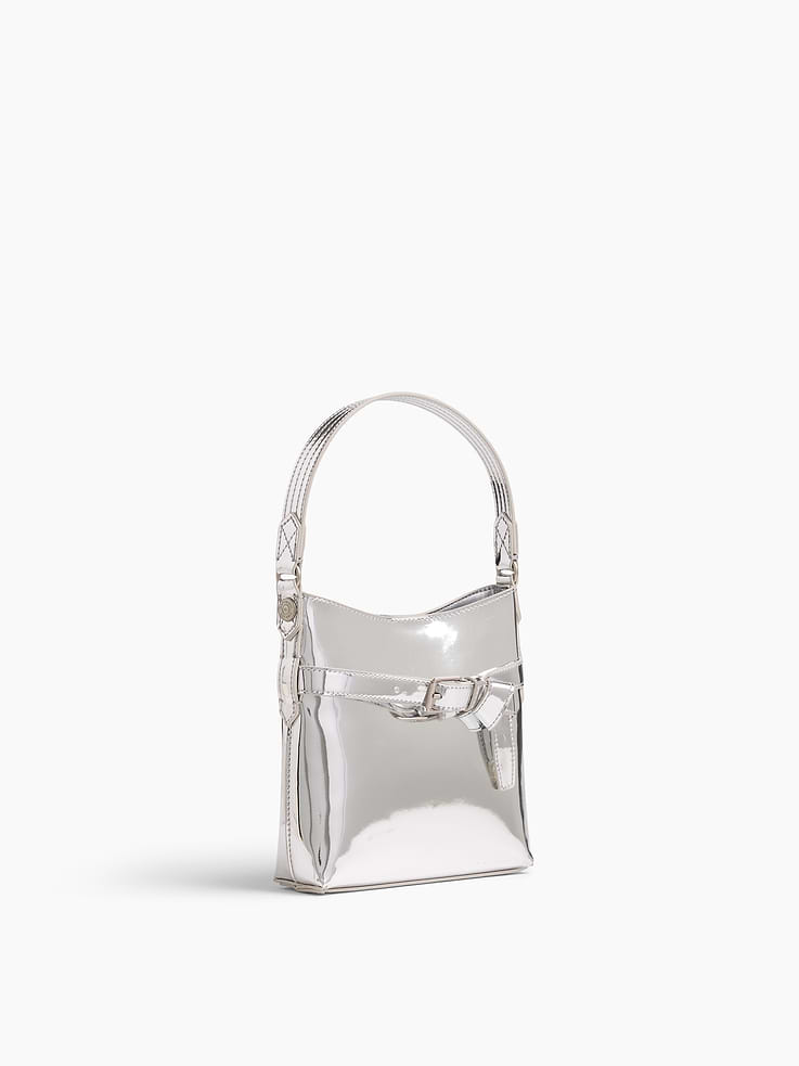 Image 3 of 7, Small Metallic Shoulder Bag