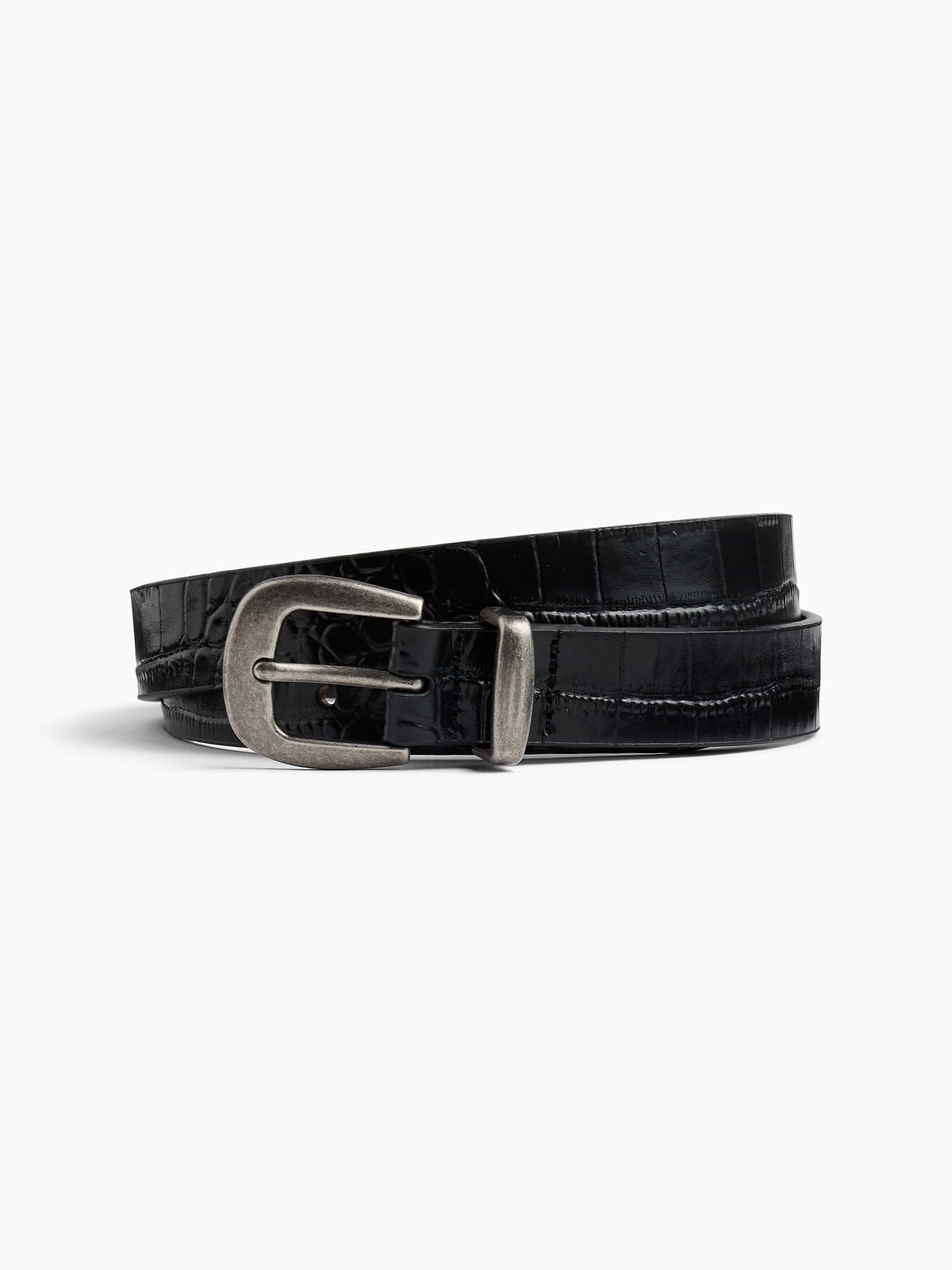Crocodile Leather Belt