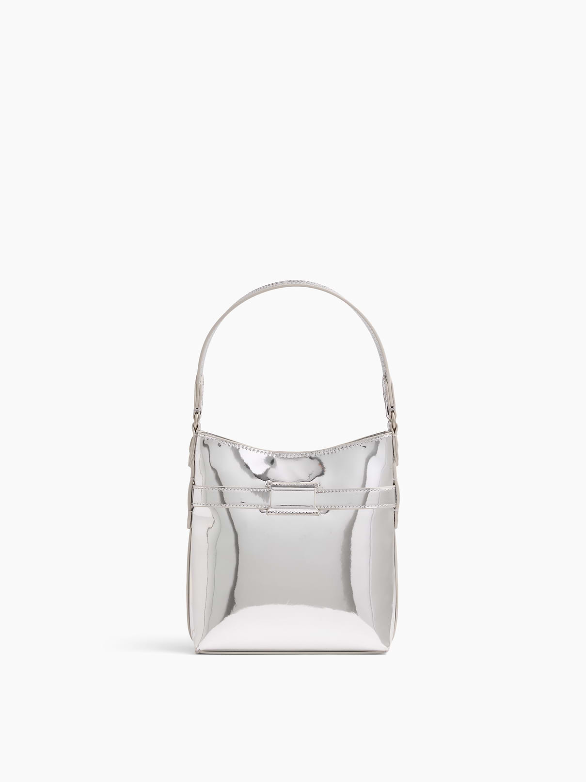 Image 4 of 7, Small Metallic Shoulder Bag