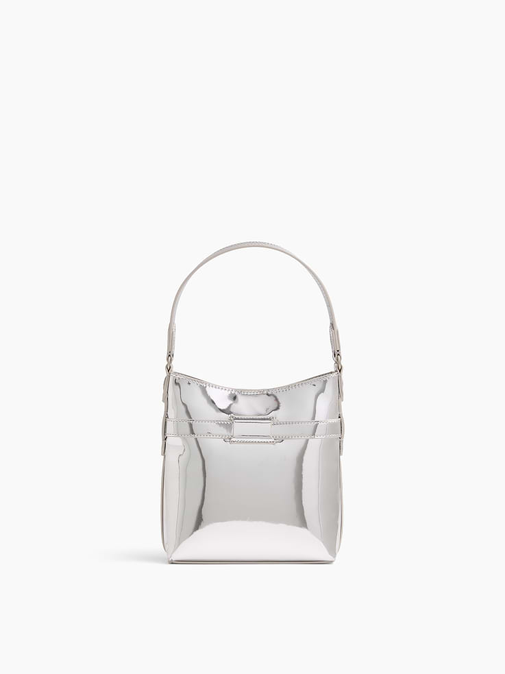 Image 4 of 7, Small Metallic Shoulder Bag
