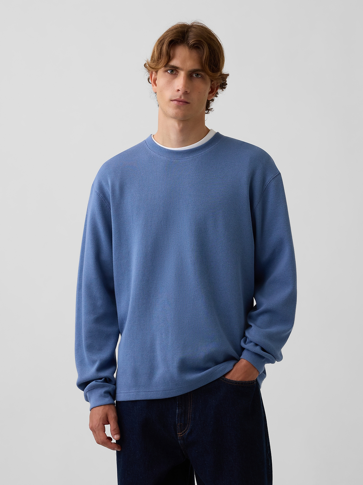 Relaxed Waffle T-Shirt | Gap