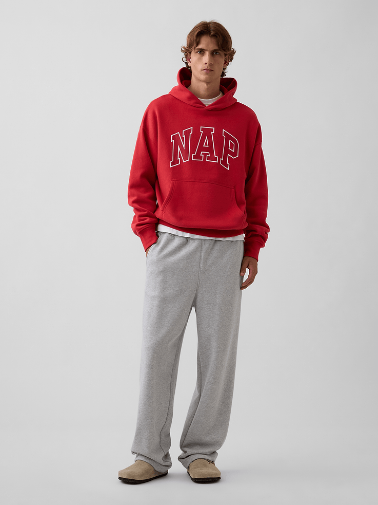 Image 2 of 5, Adult VintageSoft NAP Logo Hoodie