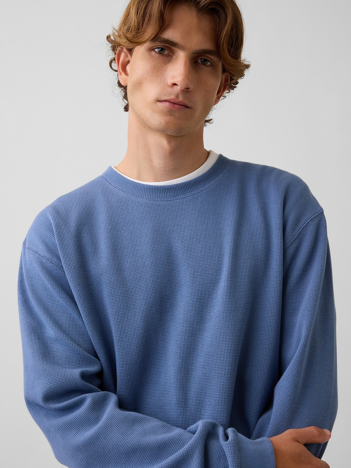Relaxed Waffle T-Shirt | Gap