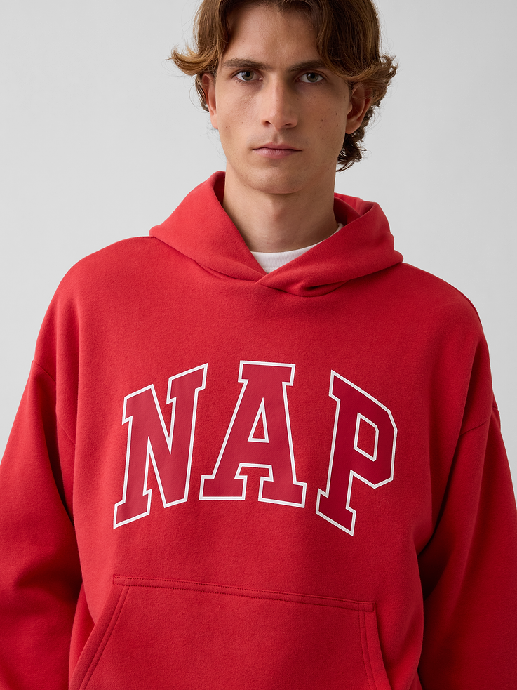 Image 4 of 5, Adult VintageSoft NAP Logo Hoodie