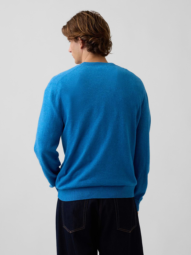 Image 3 of 5, CashSoft Crew Sweater