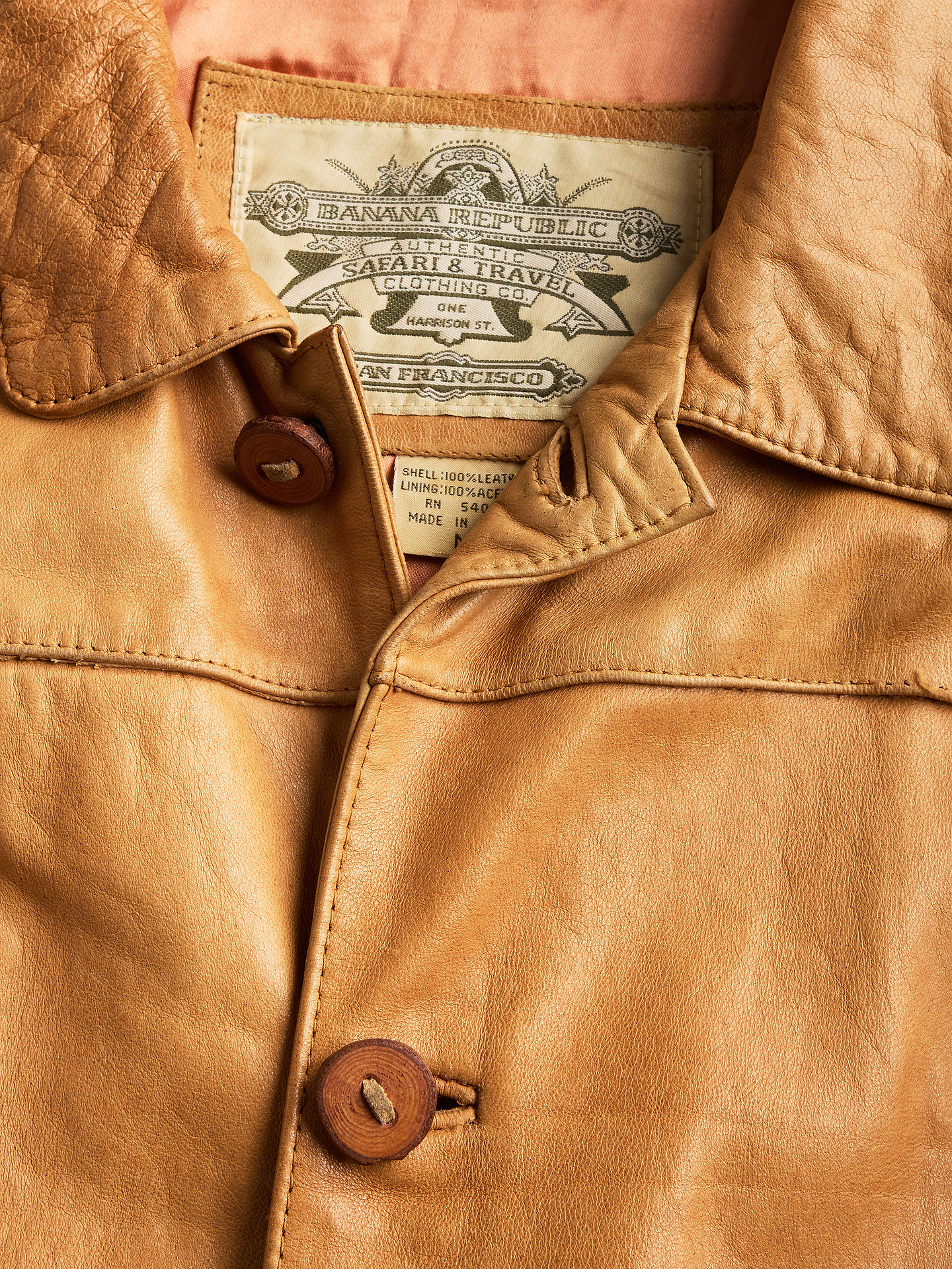 Image 3 of 3, Archive Leather Jacket Women's Size M