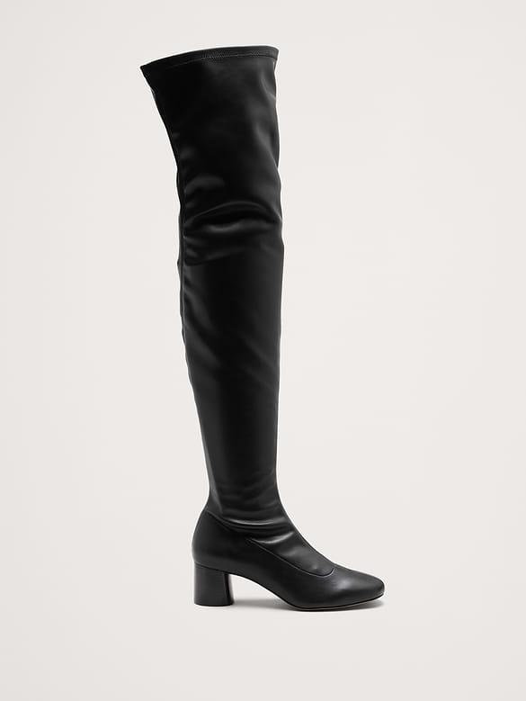 Italian Stretch Over-the-Knee Boot