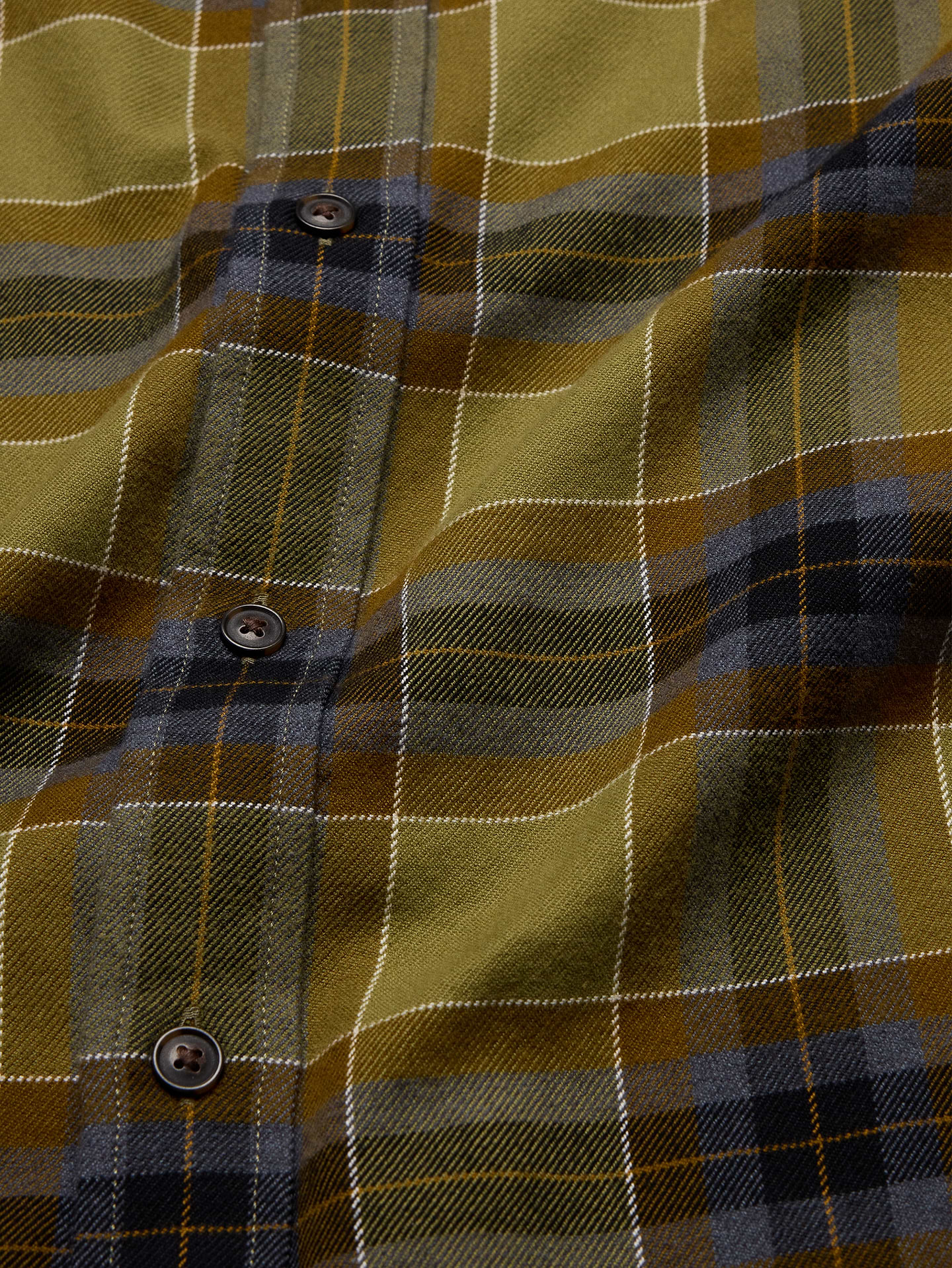 Image 3 of 8, Lightweight Brushed Flannel Shirt